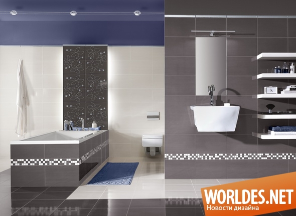 дизайн ванной комнаты, дизайн плитки для ванной комнаты, плитка, декоративная плитка, плитка для ванной комнаты