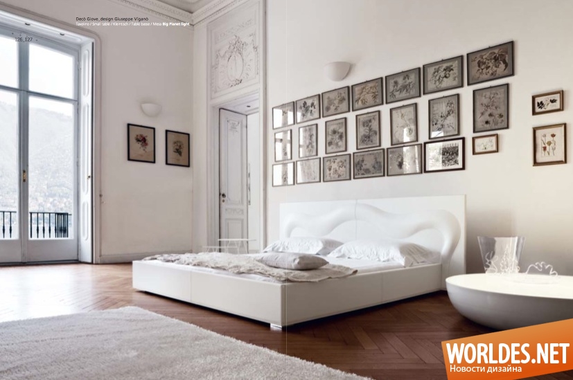 дизайн спален, дизайн кроватей, спальни, современные спальни, спальни в итальянском стиле, кровати, стильные кровати, современные кровати