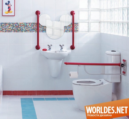 ванная комната для детей, детская ванная комната, детская ванная, интерьер ванной комнаты для детей, интерьер ванной для детей, дизайн детской ванной
