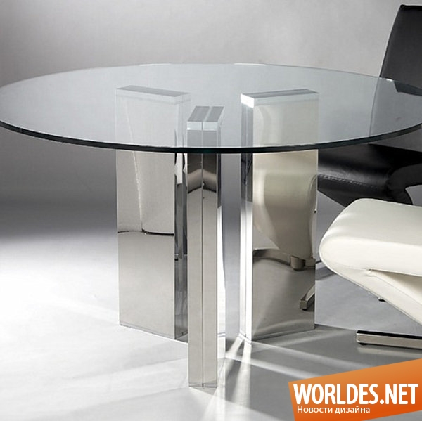 дизайн мебели, дизайн столов, мебель, стеклянная мебель, столы, стеклянные столы, обеденные столы, элегантные стеклянные столы