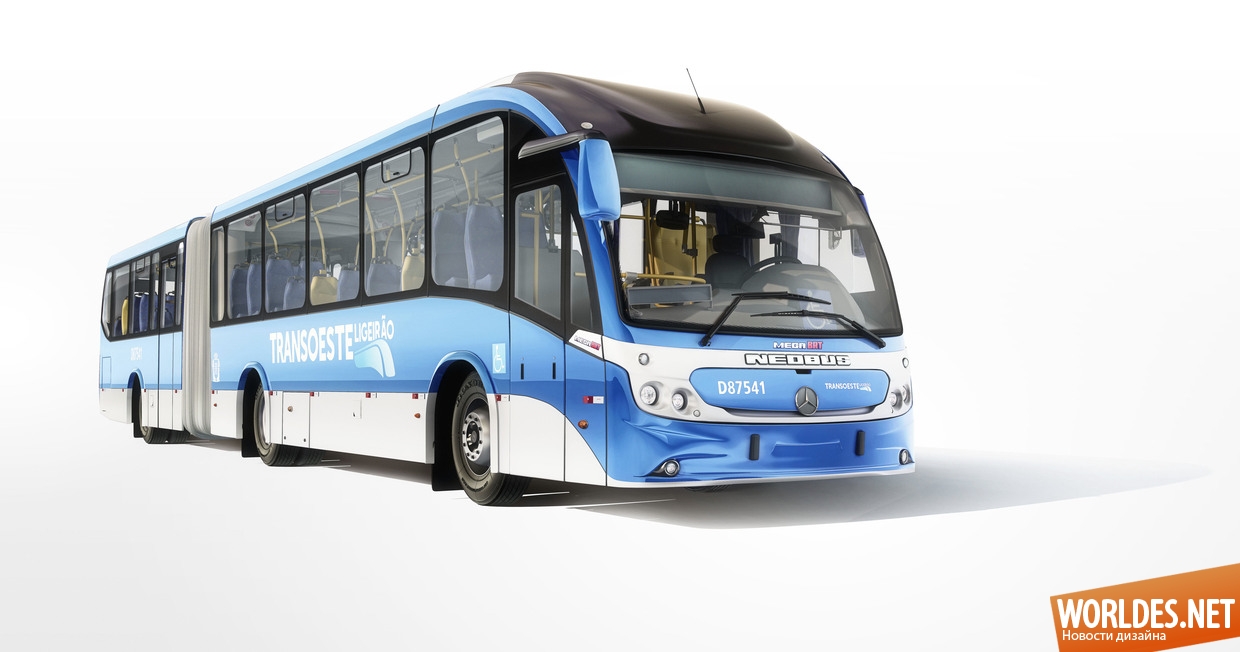автобусы для рио, дизайн автобусов для рио, транспорт в рио, новый транспорт в рио, новые автобусы в рио