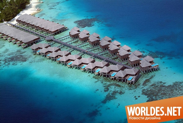архитектурный дизайн, дизайн курорта, дизайн отеля, отель, курортный отель, роскошный отель, отель на Мальдивах