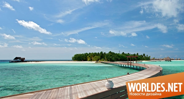 дизайн курорта, курорт, курорт на Мальдивах, красивый курорт, ландшафтный дизайн