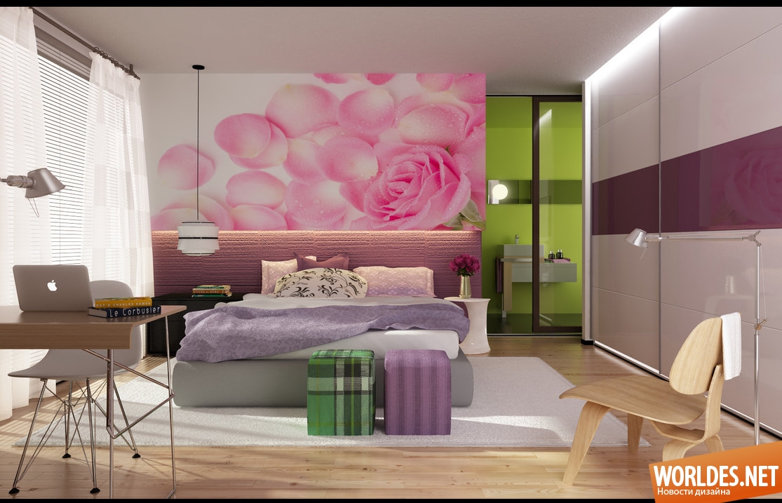 дизайн спальни, дизайн спален, дизайн интерьера спальни, спальни, современные спальни, красочные спальни, оригинальные спальни, разнообразные спальни