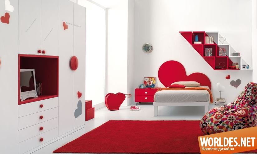 дизайн спальни, дизайн интерьера спальни, спальня, спальни, спальни в красных тонах, современные спальни, оригинальные спальни, красивые спальни