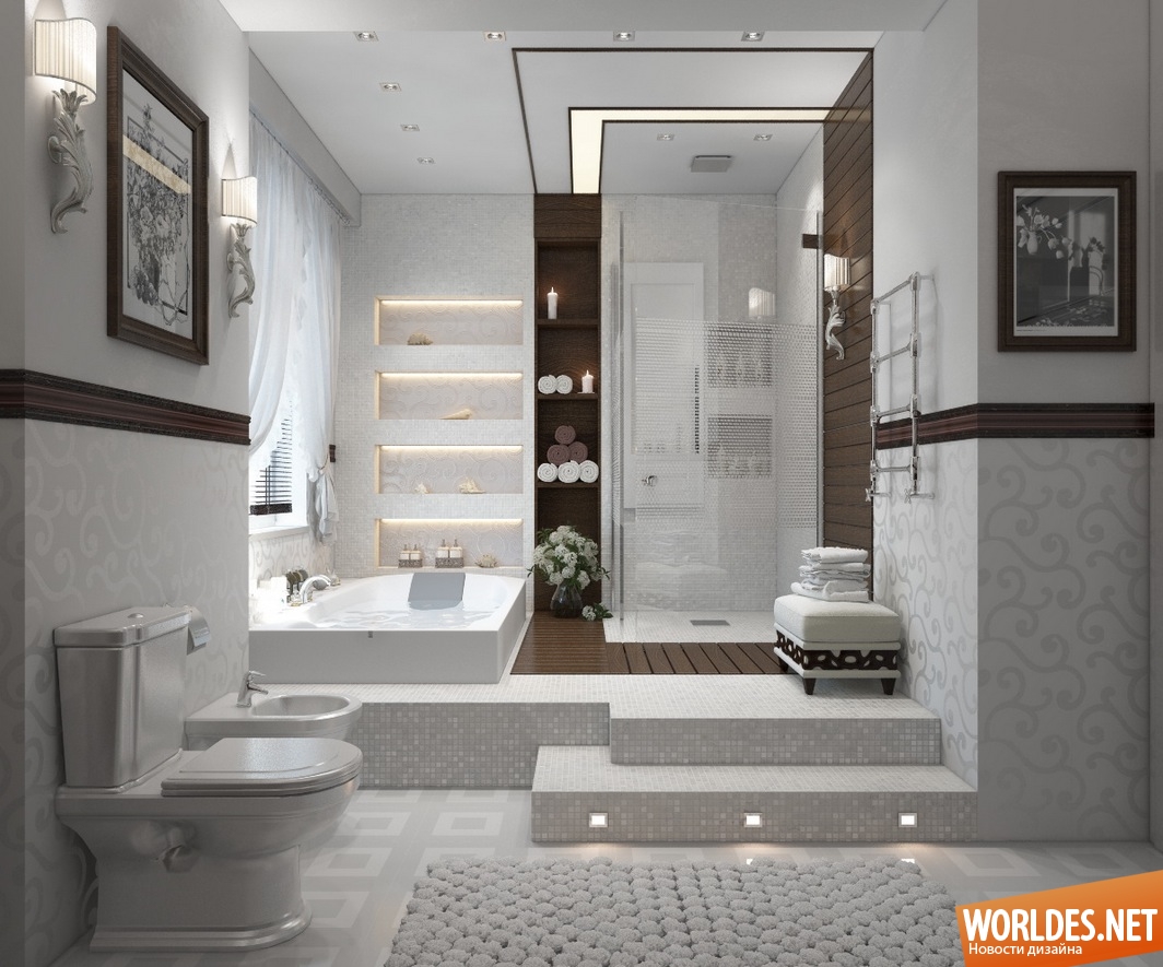 дизайн ванных комнат, коллекция современных ванных комнат, стильные ванные комнаты, функциональные ванные комнаты, современные ванные комнаты