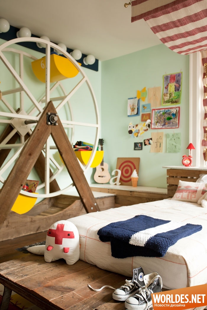 дизайн интерьера детских комнат, детские комнаты, идеи оформления детских комнат, оригинальные детские комнаты
