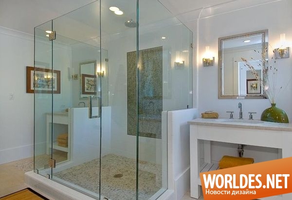 декоративный дизайн, дизайн ванной комнаты, двери для душевой кабины, современная душевая кабина, стеклянные двери для душевых кабин
