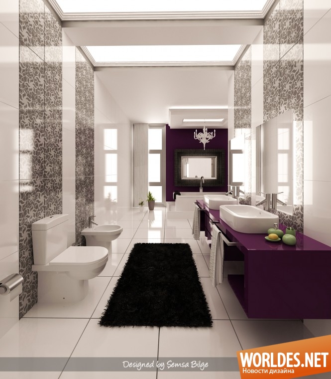 дизайн ванных комнат, ванные комнаты, коллекция ванных комнат, современные ванные комнаты, уникальные ванные комнаты, стильные ванные комнаты