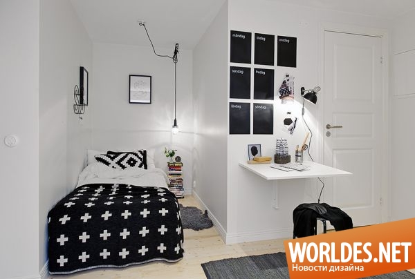 дизайн интерьера квартиры, небольшая квартира, серо-белая квартира, стильная квартира, квартира в серо-белых оттенках
