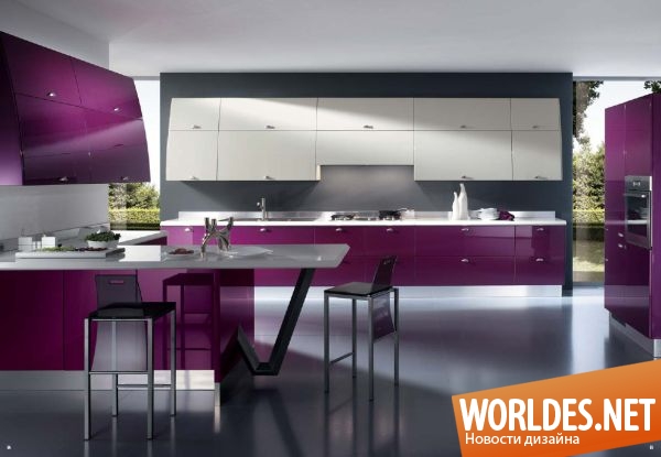 дизайн кухонь, современные кухни, современные цветовые схемы для кухни, стильные кухни