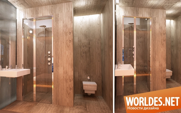 дизайн ванной комнаты, оригинальные ванные комнаты, элегантные ванные комнаты, деревянные ванные комнаты