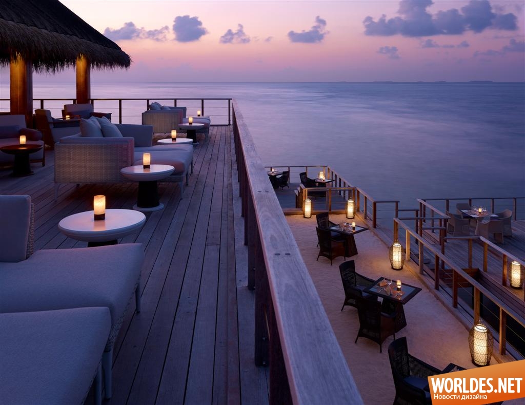 дизайн курорта, дизайн курортных домов, экзотический курорт, курорт на Мальдивах