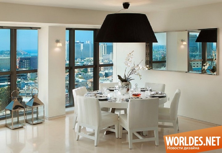 дизайн интерьеров, дизайн интерьера столовой, столовые комнаты в белом цвете, светлые столовые, современные столовые, стильные столовые, свежие столовые