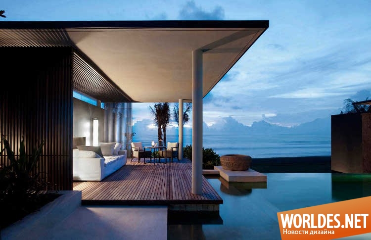 дизайн виллы, архитектурный дизайн виллы, роскошная вилла, вилла на побережье Бали, красивая вилла
