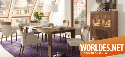 дизайн столовой, современные столовые, стильные столовые, разнообразные столовые, коллекция столовых комнат