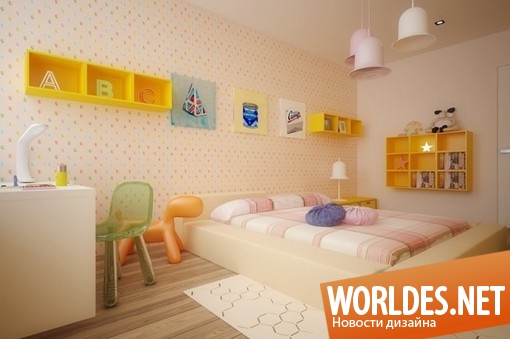 дизайн детской комнаты, оригинальные детские комнаты, красочные детские комнаты, современные детские комнаты