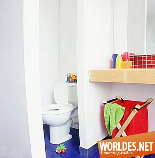 дизайн ванной комнаты, ванные комнаты, детские ванные комнаты, яркие ванные комнаты, сказочные ванные комнаты