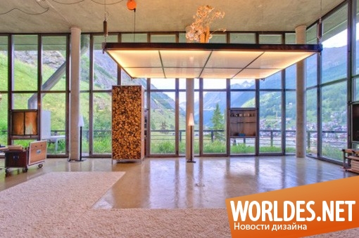 архитектурный дизайн, дизайн резиденции, роскошная резиденция, резиденция в Альпах