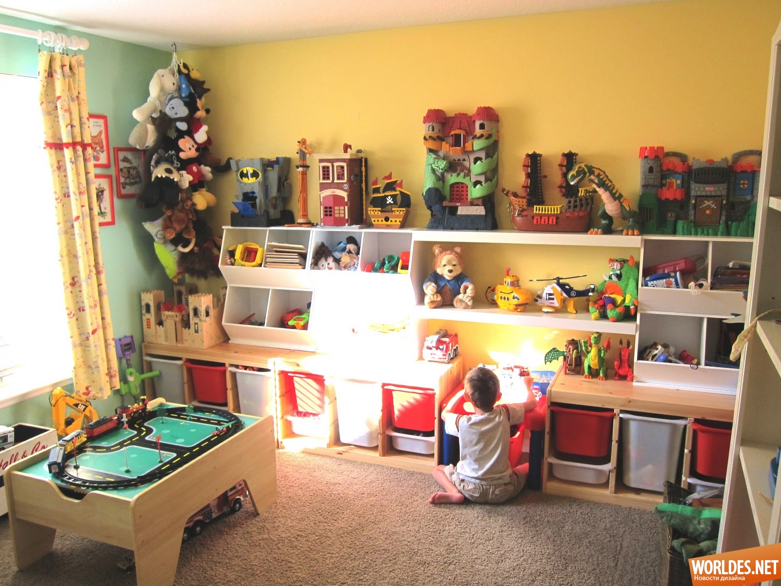 детская комната, детская игровая комната, детские игровые комнаты, современные игровые комнаты, яркие игровые комнаты, практичные игровые комнаты