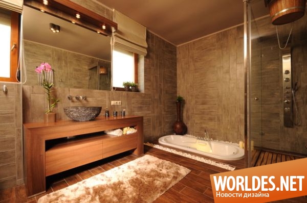 дизайн ванной комнаты, дизайн ванны, ванная комната, интересные ванны, ванны встроенные в пол