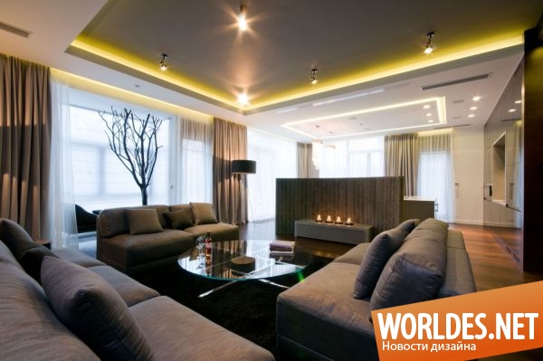 дизайн гостиной комнаты, современная гостиная, стильная гостиная, большая гостиная, интерьеры для больших гостиных комнат