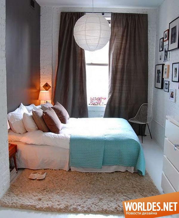 дизайн интерьеров, дизайн спальных комнат, стильные спальни, небольшие спальни, творческие спальни