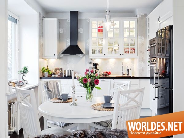 дизайн кухонь, дизайн интерьера кухонь, стильные кухни, светлые кухни, кухни в скандинавском стиле