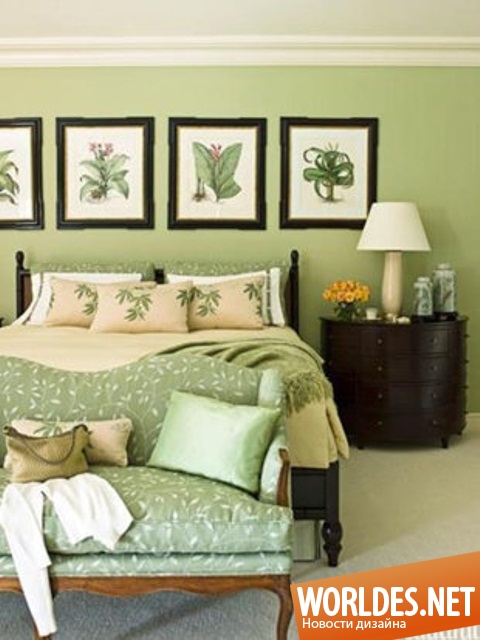 дизайн спальни, современные спальни, стильные спальни, яркие спальни, идеи яркого декора спальни