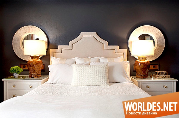 дизайн спален, современные спальни, стильные спальни, привлекательные цвета для спальни