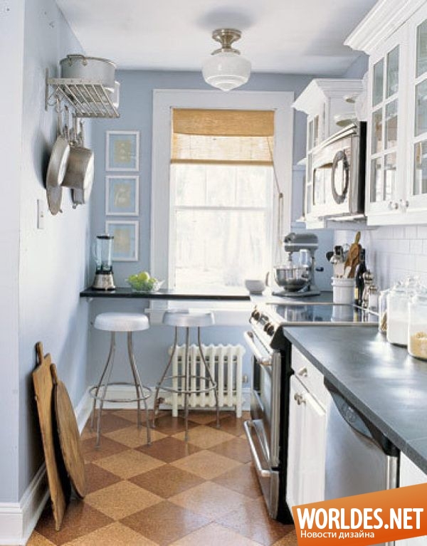 дизайн кухонь, дизайн маленьких кухонь, небольшие кухни, маленькие кухни, экономия пространства в кухне
