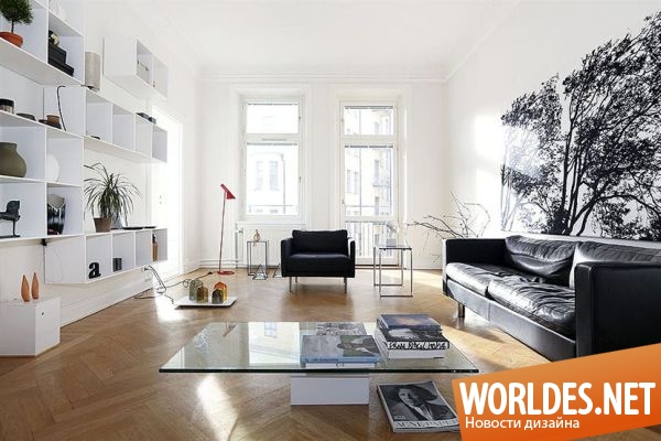 дизайн интерьера квартиры, квартира в скандинавском стиле, интерьер в скандинавском стиле, интерьеры в белом цвете, светлая квартира