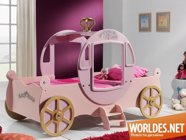 дизайн детской мебели, детские кровати, кровати в виде автомобилей, конструкции кроватей в виде автомобилей, детские кровати в виде автомобилей
