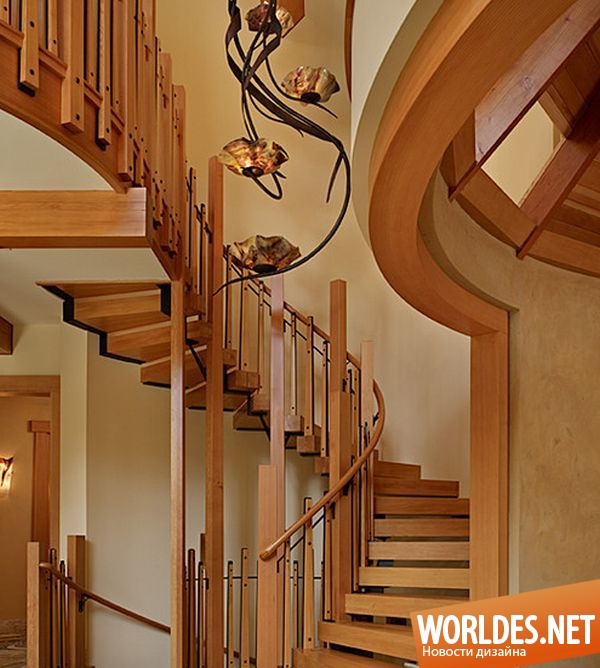 дизайн лестниц, декоративный дизайн, "плавающие" лестницы, винтовые лестницы, красивые лестницы