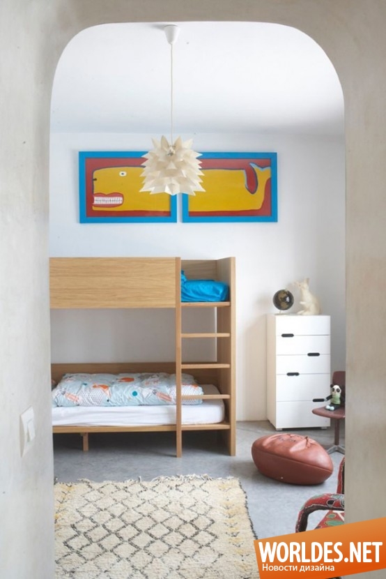 идеи детских комнат, общие детские комнаты, современные детские комнаты, стильные детские комнаты