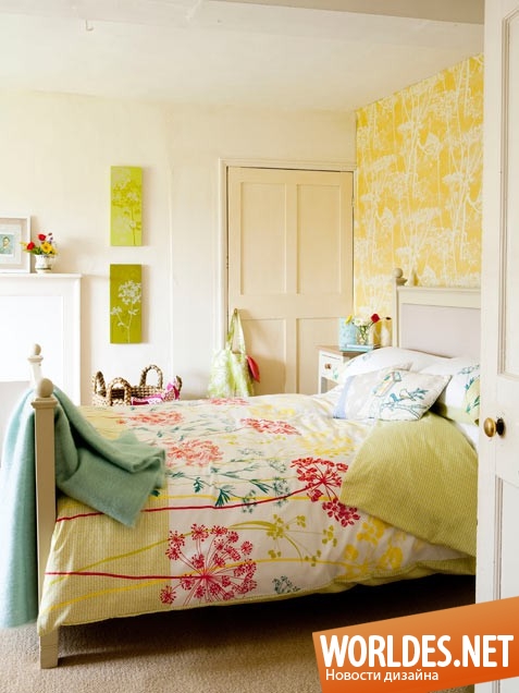 дизайн спален, яркие спальни, удивительные спальни, красочные спальни, стильные спальни, красивые спальни