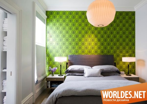 декоративный дизайн, идеи обоев для спальни, вдохновляющие идеи обоев для спальни, обои для спальни