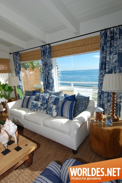 современные гостиные, стильные гостиные, красивые гостиные, дизайнерские гостиные, гостиные с морской тематикой