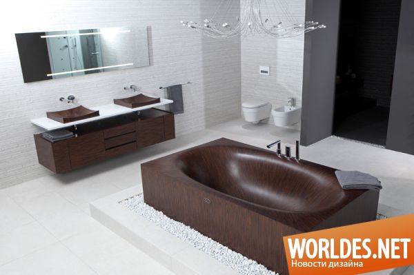 дизайн ванн, современные ванны, нетрадиционные ванны, интересные ванны, элегантные ванны