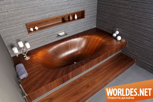 дизайн ванн, современные ванны, нетрадиционные ванны, интересные ванны, элегантные ванны