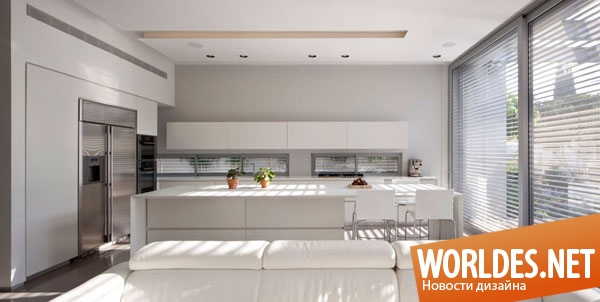 дизайн кухонь, кухни в белом цвете, стильные кухни, современные кухни, светлые кухни
