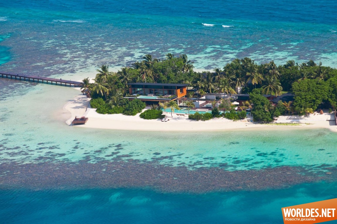 дизайн отеля на Мальдивах, дизайн курорта, курорт на Мальдивах, роскошный курорт, роскошный отель