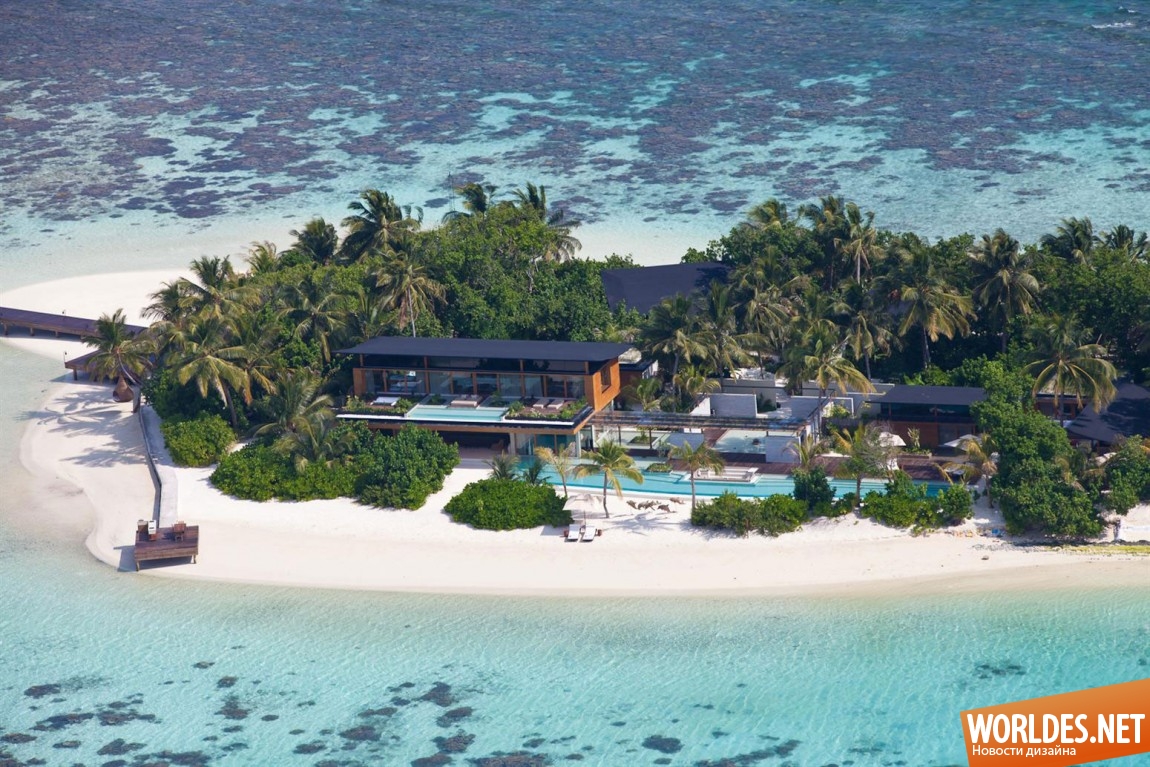 дизайн отеля на Мальдивах, дизайн курорта, курорт на Мальдивах, роскошный курорт, роскошный отель