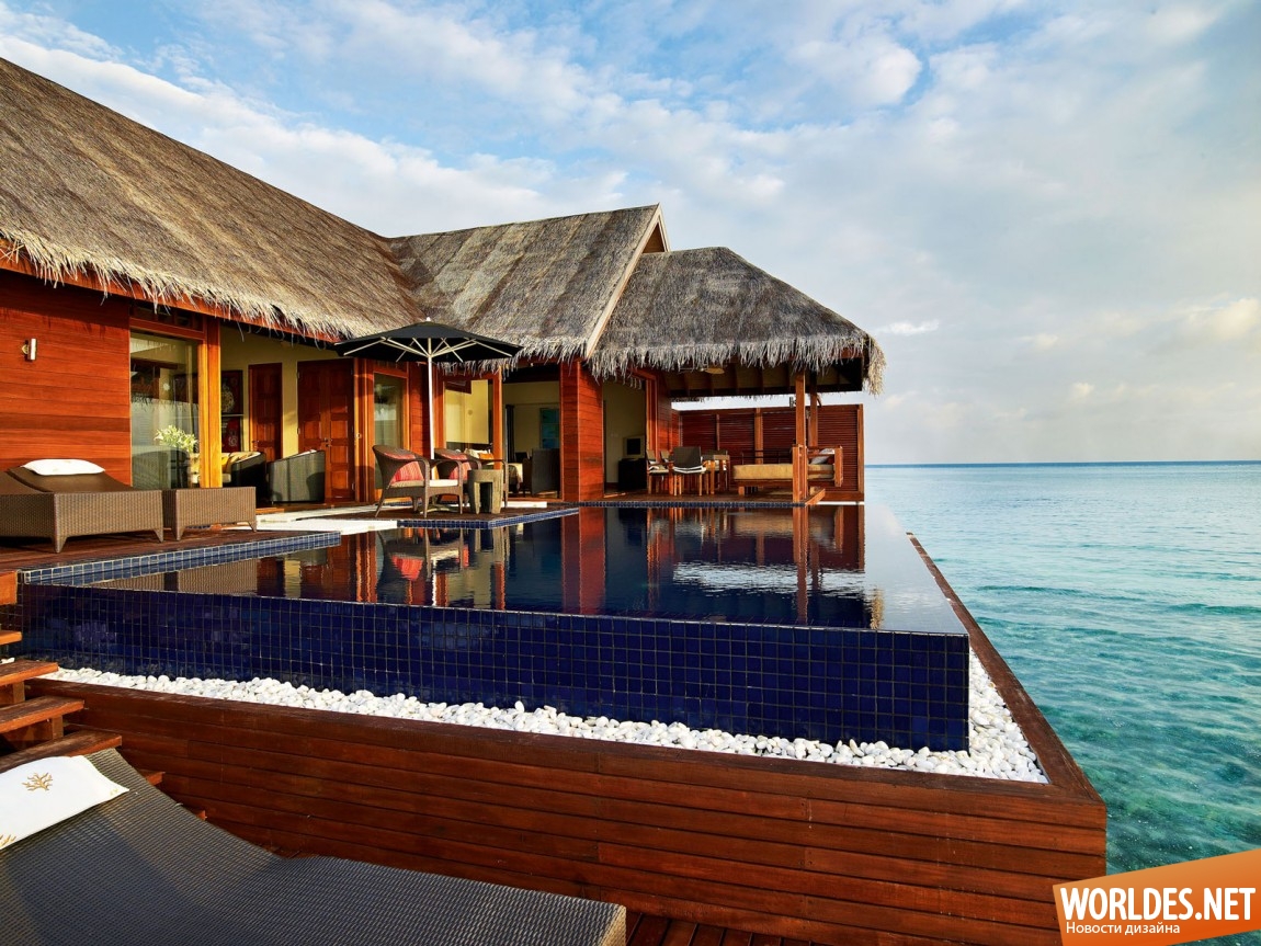 роскошный курорт, экзотический курорт, курорт на Мальдивах, красивый курорт