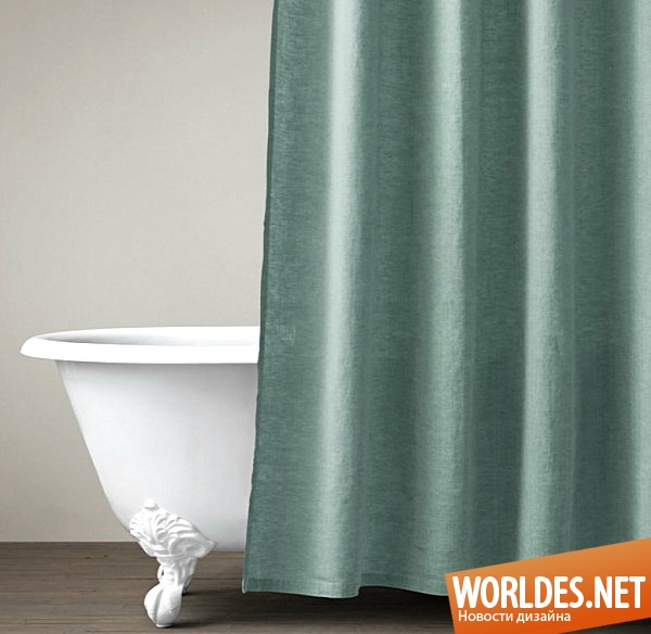 дизайн занавесок для ванной комнаты, занавески для ванной комнаты, интересные занавески для ванн