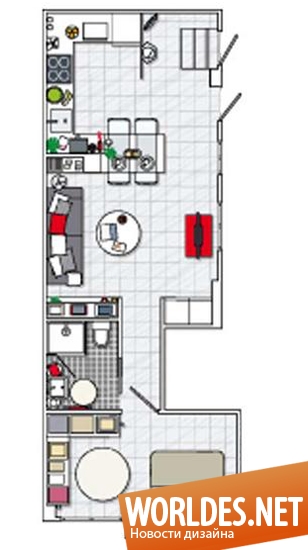 дизайн квартиры, небольшая квартира, стильная квартира, функциональная квартира, уютная квартира