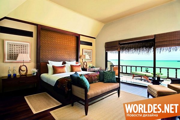 дизайн отеля, роскошный отель, отель на Мальдивах, впечатляющий отель, красивый отель