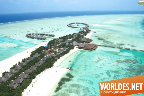 дизайн отеля, дизайн курорта, курорт на Мальдивах, отель на Мальдивах