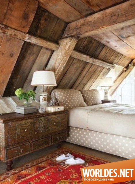 дизайн спален, спальни в загородном стиле, спальни в деревенском стиле, интересные спальни, уютные спальни