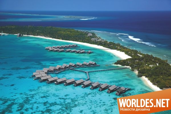 курорт, Мальдивские острова, удивительный курорт, красивые острова